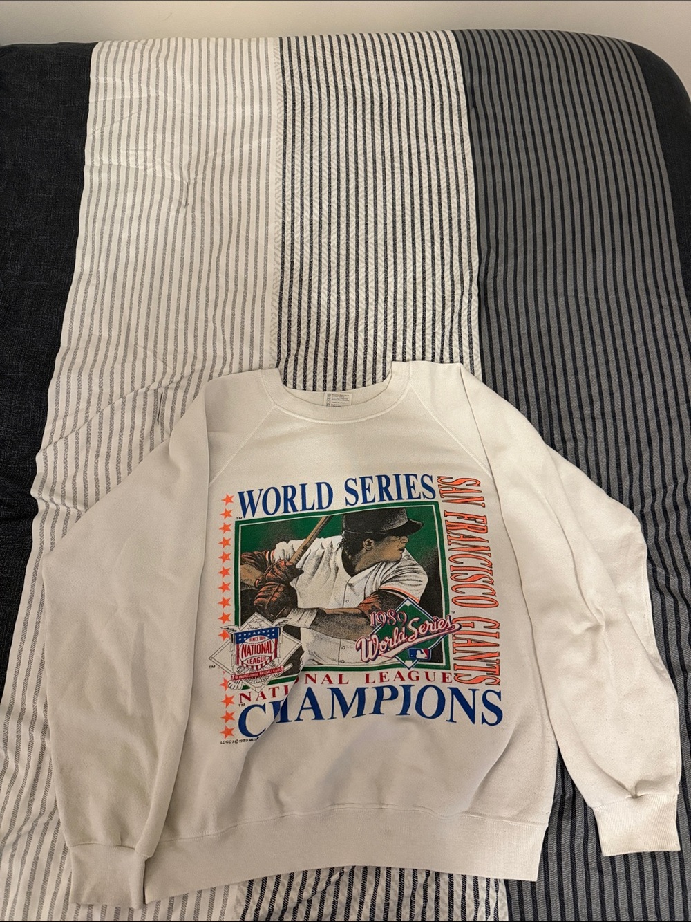San Francisco Giants White World Series Champions Crewneck Sweatshirt